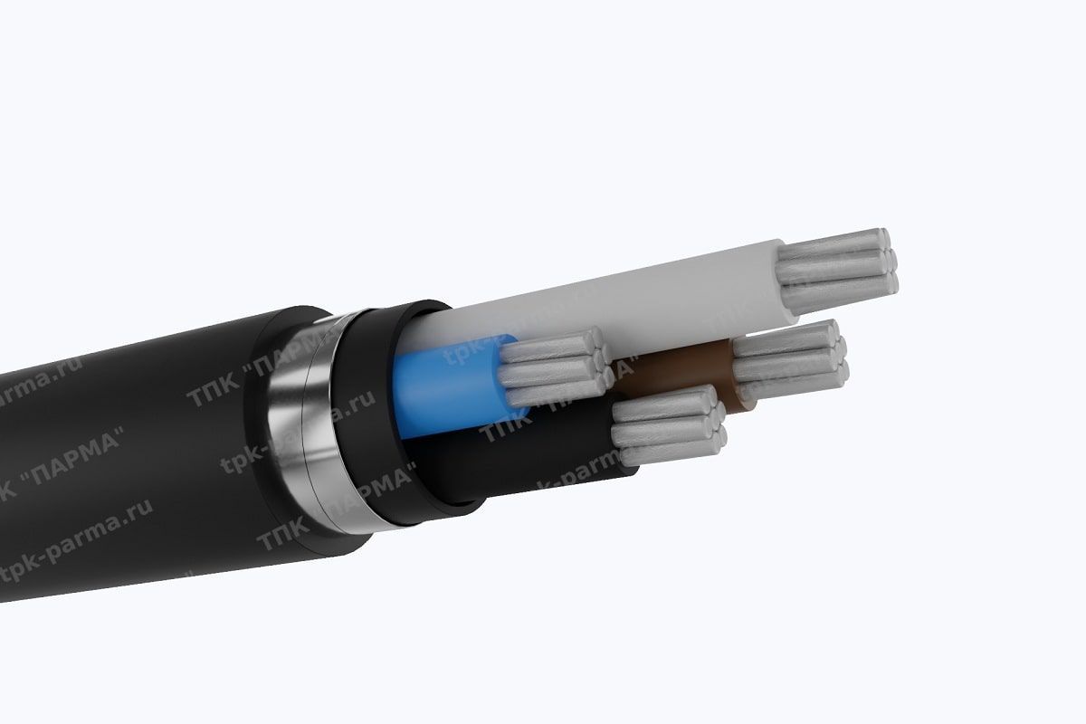 Фотография провода Кабель АПвБбШнг(A)-LS 3х10+1х4 - 1кВ