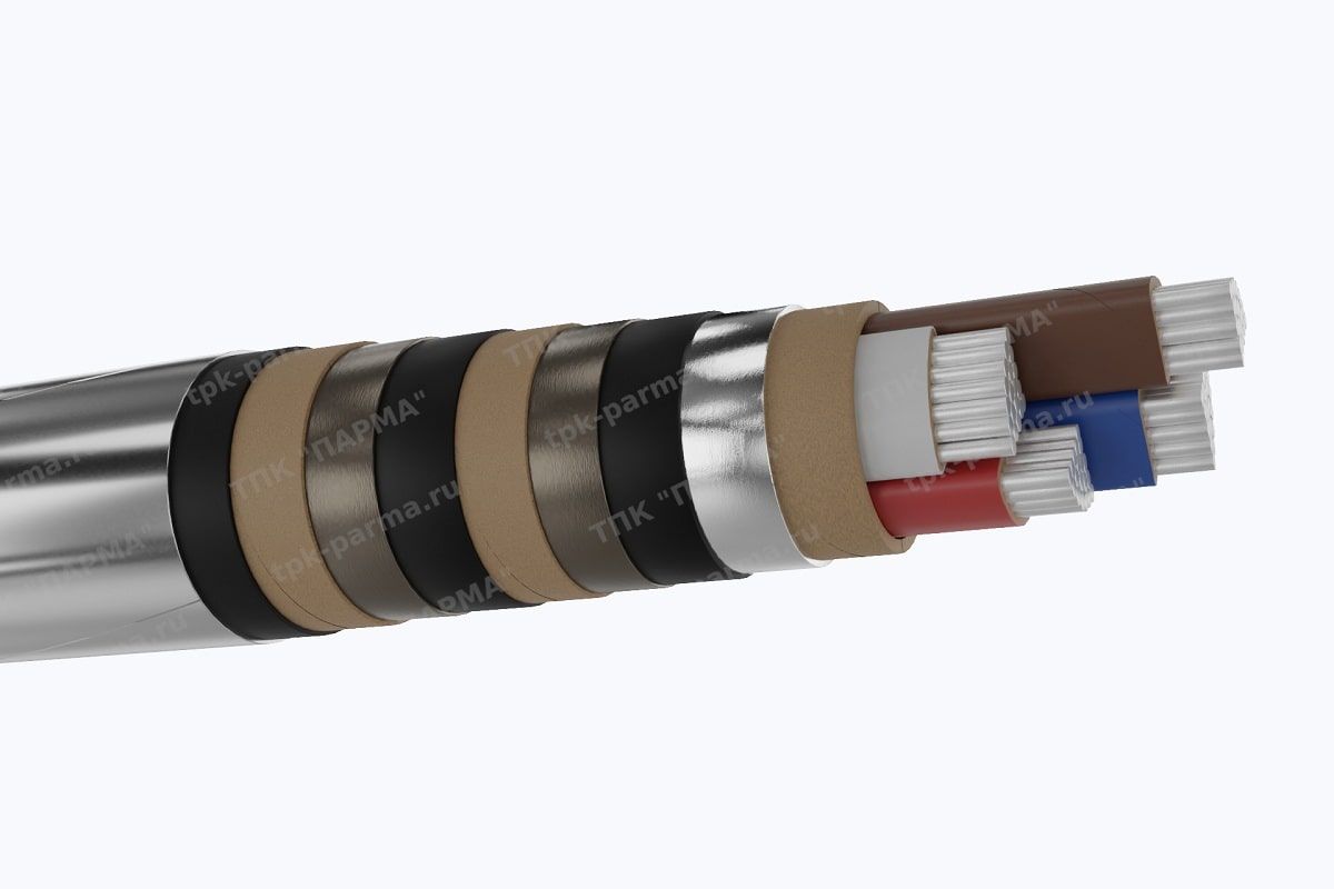Фотография провода Кабель ЦАСБГ 3х240 - 1кВ
