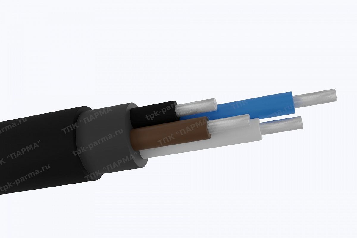 Фотография провода Кабель АВВГнг-LS 4х16+1х6