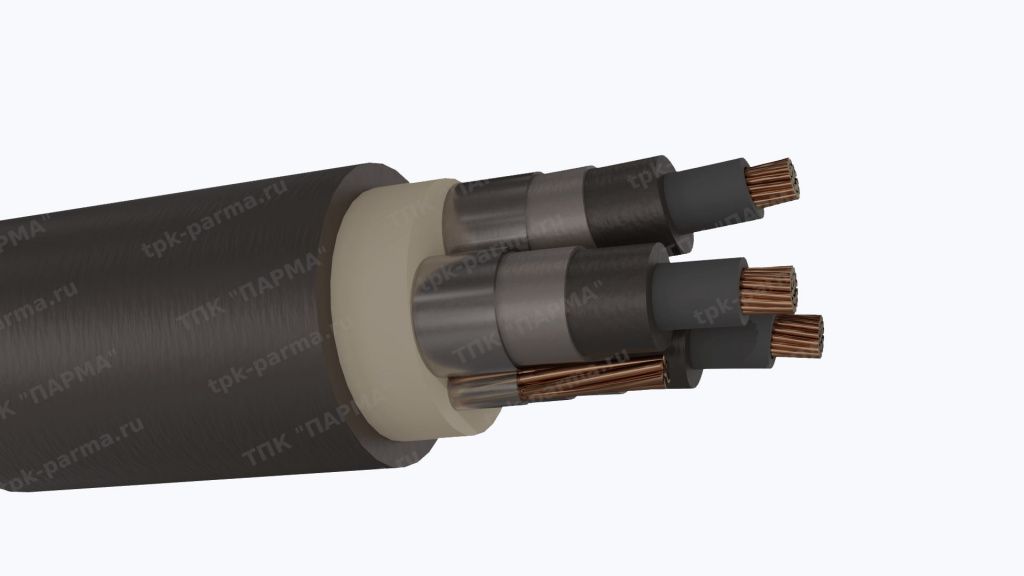 Фотография провода Кабель КГЭТ 3х25+1х10 - 6кВ