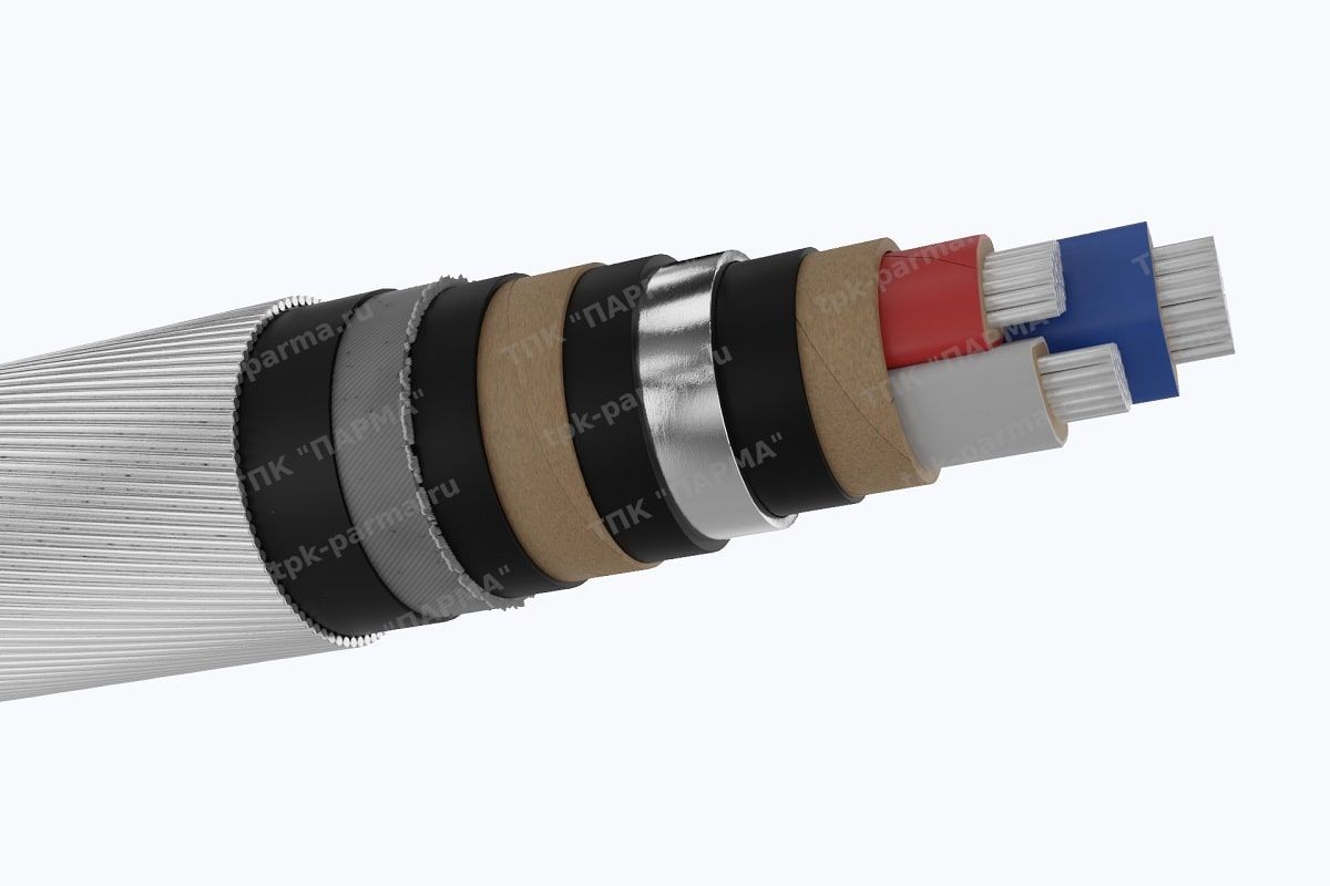 Фотография провода Кабель АСПГ 3х70+1х35 - 1кВ